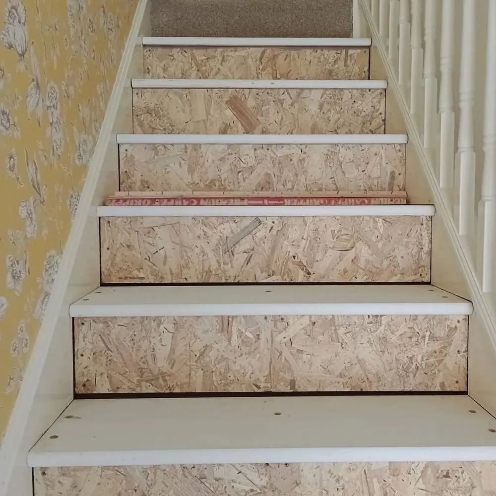 Staircase stripped back and prepped